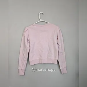 ALC Frank Avery Cotton Crewneck Sweatshirt Pink thumbnail 6