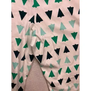 Primary Pajama Pants Womens Large White Green‎ Tree Print Organic Cotton thumbnail 7