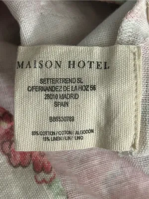 Madison Hotel Women’s Floral Wide Leg Pink Rose Print Pants MD NWT thumbnail 11