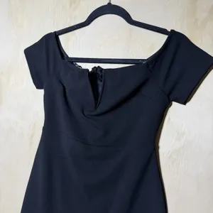 Lulus Black Bodycon Cocktail Dress Women's Medium Off Shoulder‎ Mini Party thumbnail 2