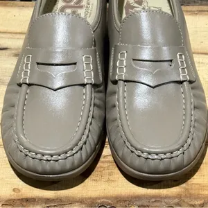SAS 7W Timeless Mocha Leather Office Work‎ Teacher Comfy Everyday Fall Loafers thumbnail 4