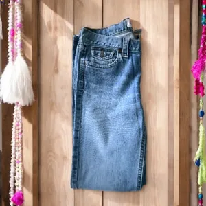 Abercrombie & Fitch Vintage y2k OG Low Rise Light Blue Flare Jeans thumbnail 8