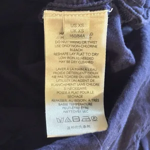 Anthropologie Pilcro and the Letterpress Navy Blue Relaxed Fit Cotton Blouse XS thumbnail 8