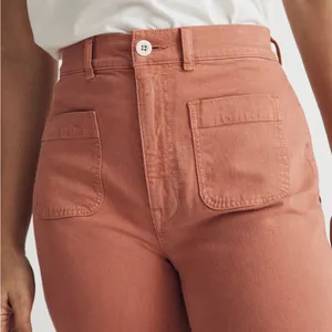 MADEWELL Emmett 2.0 Wide-Leg‎ Crop Pants in Dried Rose size 25 thumbnail 10