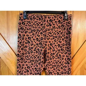 Wild Fable Animal Print Leggings Brown Black Hi Rise Cheetah Size M nwt (4682) thumbnail 3