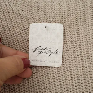 Free People Sweater Vest Women's S Oatmeal Bone Pocket Boho NEW thumbnail 3