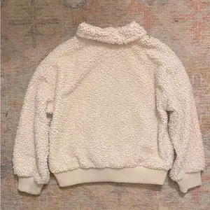 Universal Threads Cream Colored Sherpa Jacket thumbnail 2