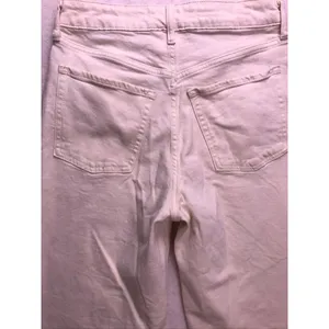 Old Navy Sky-Hi‎ Wide Leg Jeans Womens 2 Cream Extra High Rise Ecru thumbnail 6