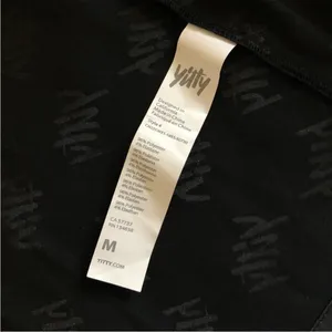 YITTY‎ Women's Satin Pretty Mini Robe Size Medium Iconic Black thumbnail 8