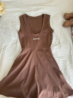 Tennis dress Brown thumbnail 3