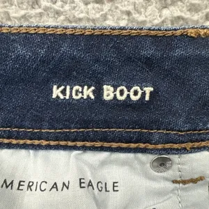 American Eagle Low Rise Kick Boot Jeans Boho Festival Rodeo Women's 4 x 29 thumbnail 5