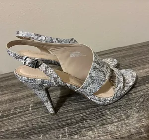 Andrew Geller Snakeskin Heels 10 thumbnail 4