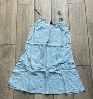 Light Blue Sleeveless Dress thumbnail 1