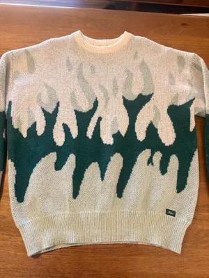 Esc sweater flame size S GREEN thumbnail 2