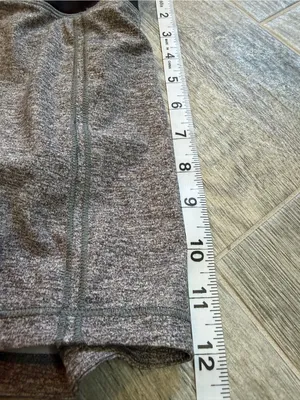 Lululemon Pace Rival Mid Rise Skirt Skort Heather Grey Tennis Women's 10 thumbnail 9