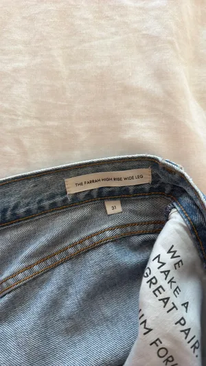 The Denim Forum Farrah High-Rise Wide-Leg Jeans Aritzia thumbnail 4