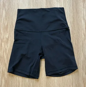 lululemon athletica Black Align Bike Shorts thumbnail 1