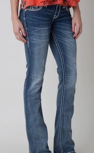 Rock Revival Low Rise Jeans New Without Tags Medium Wash thumbnail 1