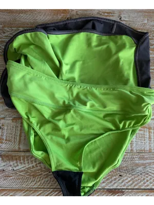 💚 Reebok Women’s Athletic Lined Running Shorts – Size Large – Lime Green thumbnail 5