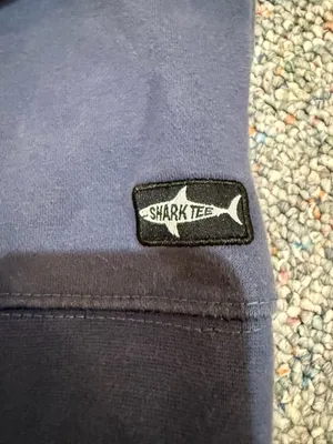 Shark Tee Navy Crewneck thumbnail 2