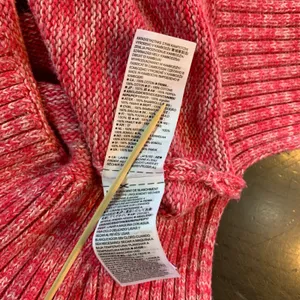 GAP Pink Marled Y2K Style V-Neck Sweater S Clean Girl Cozycore 100% Cotton Knit thumbnail 5