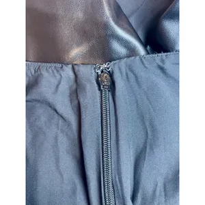 Abercrombie & Fitch Vegan Leather Skort Black High Rise Mini Skirt Shorts M thumbnail 6