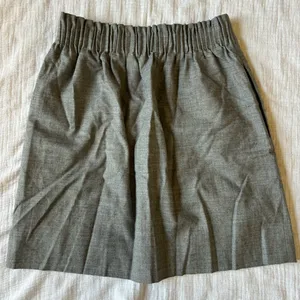 J. Crew Wool sidewalk skirt gray womens‎ 0 thumbnail 5