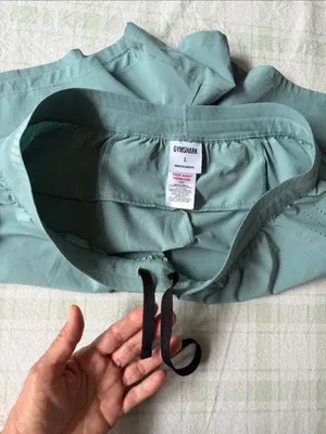 Gymshark Women’s Mint Green High-Performance Athletic Shorts thumbnail 9