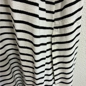 Max Studio Black and White Striped Dress XL thumbnail 5