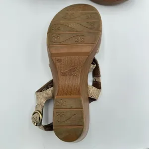 Dansko Comfort Sandals Ankle Strap Snakeskin Beige Leather Size 40 - US 9.5 thumbnail 4