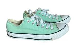 Converse Low Top Sneakers Sea Foam Green Womens Size 7 thumbnail 1
