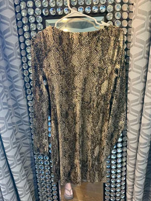 Lush snake print dress thumbnail 3