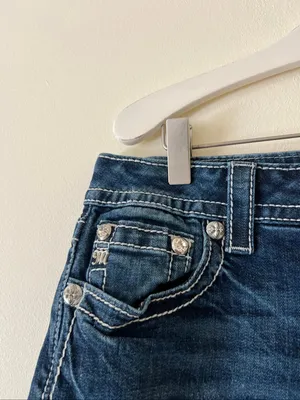 Miss Me Size 28 Mid Jean Shorts Womans thumbnail 4
