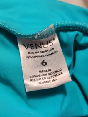 Venus Aqua Blue Swim Skirt Size 6 thumbnail 4