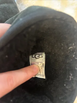 UGG Black Shearling Lined Boot thumbnail 2