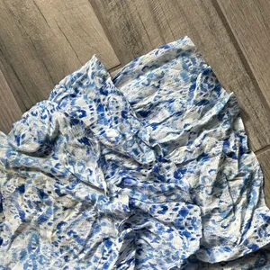Olivaceous Blue and White Floral Blouse thumbnail 7