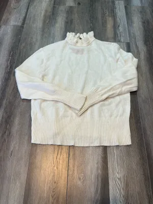 J. Crew Wool Blend Ruffle Neck Sweater thumbnail 3