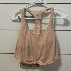 Alo Yoga Knot Bra Peach thumbnail 2