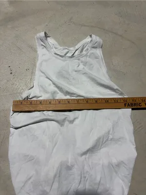 Lululemon active White Tank top tie back thumbnail 8