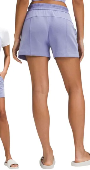 Lululemon Softstreme High-Rise Short 4" Womens 0 Dark Lavender Purple Active Gym thumbnail 1