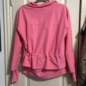 Sweaty Betty Fast Lane Running Peplum Jacket Athleisure Gym Pilates Coquette thumbnail 3