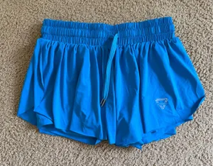 Luogongzi Flowy Shorts Blue thumbnail 1
