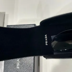 Prada 61mm Oval Sunglasses silver thumbnail 11