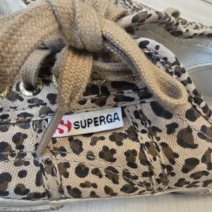 {9} Superga Cheetah Leopard Print Canvas Sneaker Shoes thumbnail 4