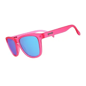 New 😎 Goodr OG Sunnies Flamingos 🦩on a Booze Cruise Pink Sunglasses Unisex thumbnail 3