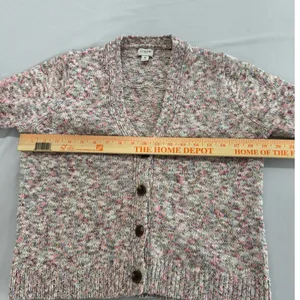 J Crew Textured Button Front Cardigan Sweater Heathered Multi‎ Womens Size M thumbnail 5