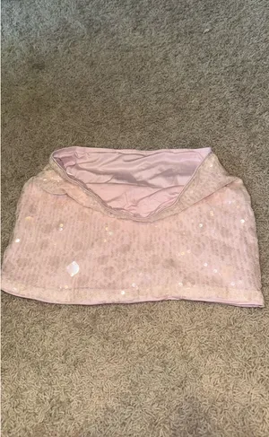 Pink Sequin Skirt Size XS thumbnail 2
