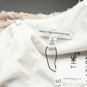 Dress The Population | Emma Embroidered Body-Con‎ Midi Dress thumbnail 4