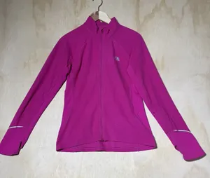 The North Face Women's Medium Pink Full Zip Fleece Jacket Outdoor Hiking thumbnail 1