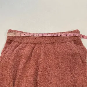 Abercrombie & Fitch Soft A&F Collection Medium Fuzzy Jogger Pants Pink thumbnail 5